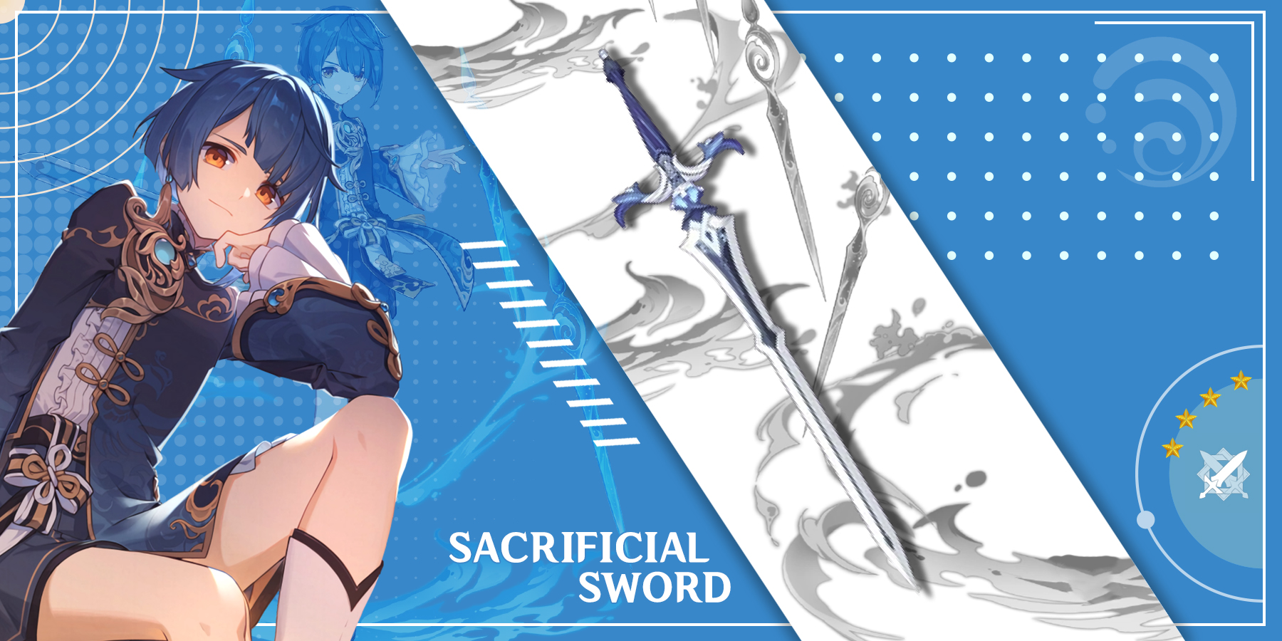 xingqiu-using-sacrificial-sword-in-genshin-impact